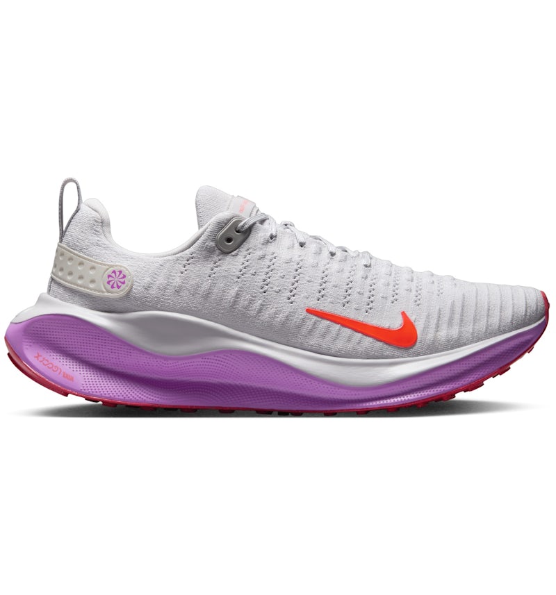Nike React Infinity Run Vast Grey Hyper Violet Bright Crimson