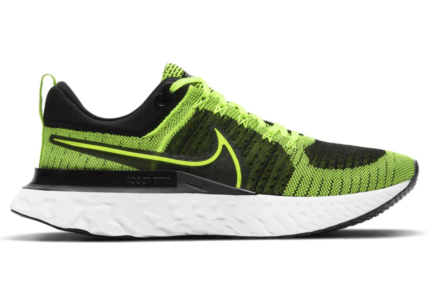 Nike React Infinity Run Flyknit Volt Black Men's CT2357-700 US