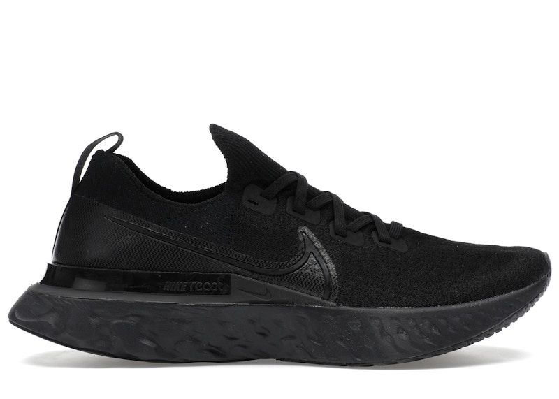 Nike React Infinity Run Flyknit Triple Black Men's - CD4371