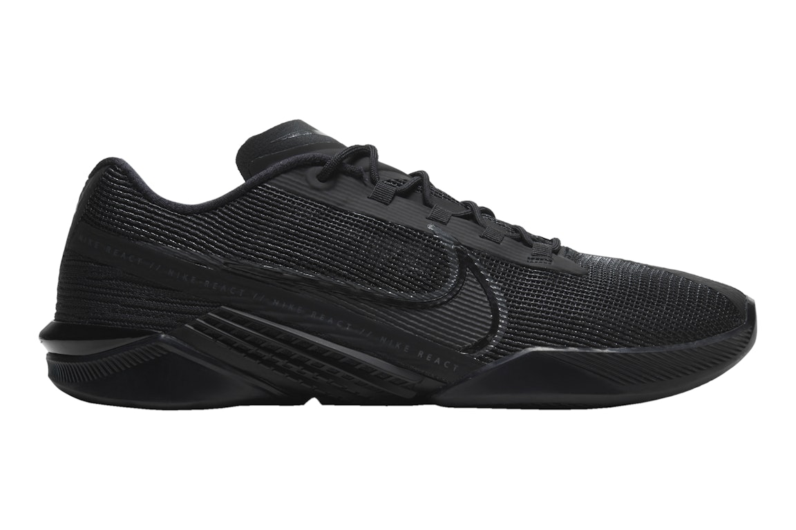 Pre-owned Nike React Metcon Turbo Black In Black/black/anthracite
