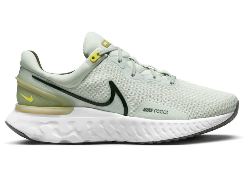 Nike React Miler 3 Light Silver Sequoia