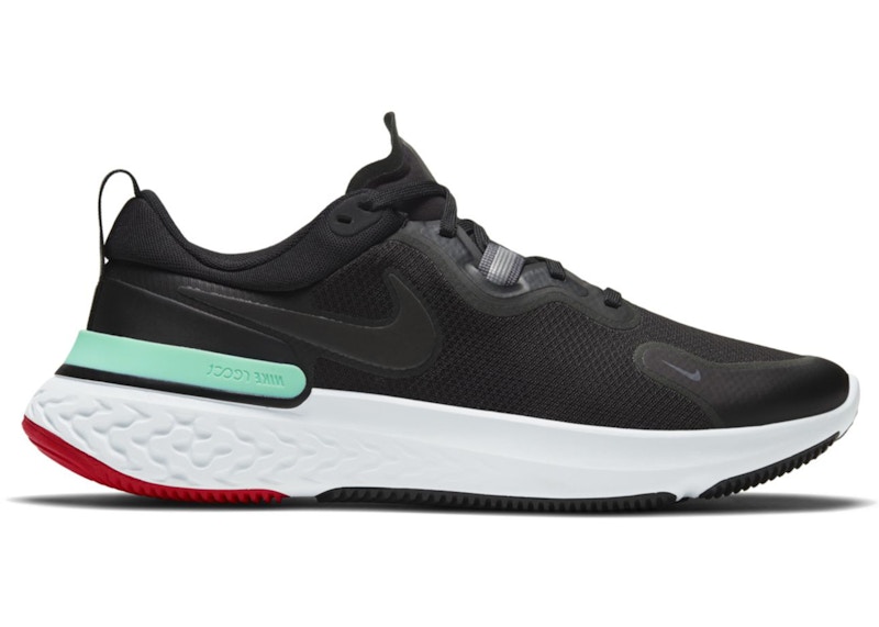 Nike React Miler Black Green Glow