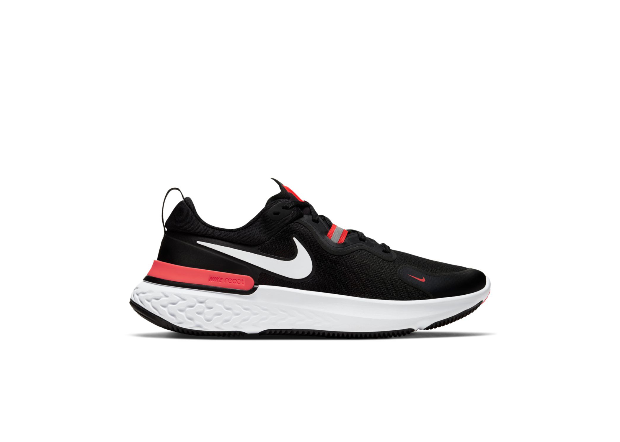 Nike React Miler Black Laser Crimson Men's - CW1777-001 - US