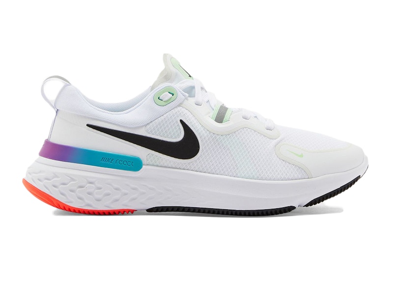 Nike react store white green