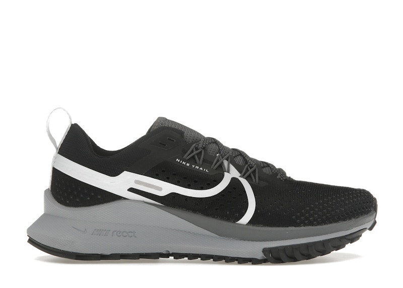 Pre-owned Nike React Pegasus Trail 4 (women's) Sneakers In Black/dark Grey/wolf Grey