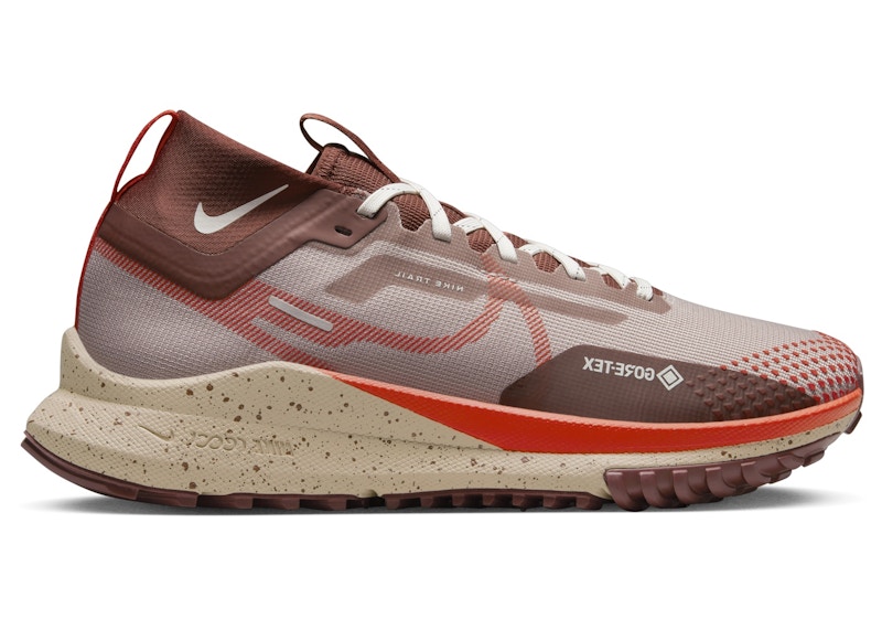 Pre-owned Nike React Pegasus Trail 4 Goretex Picante Red (women's) Sneakers In Diffused Taupe/dark Pony/sail In Multi