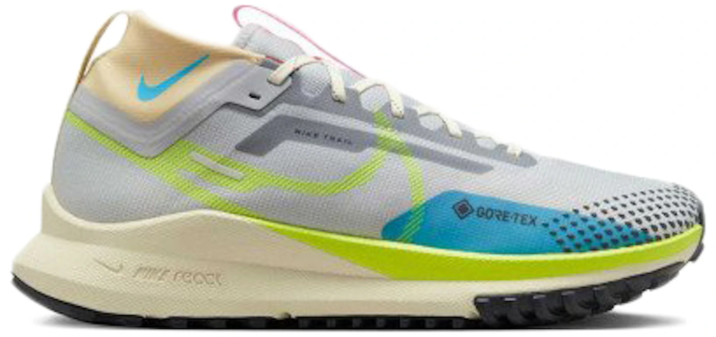 Nike React Pegasus Trail 4 Gore-Tex Wolf Grey Volt Men's - DJ7926-002 - GB
