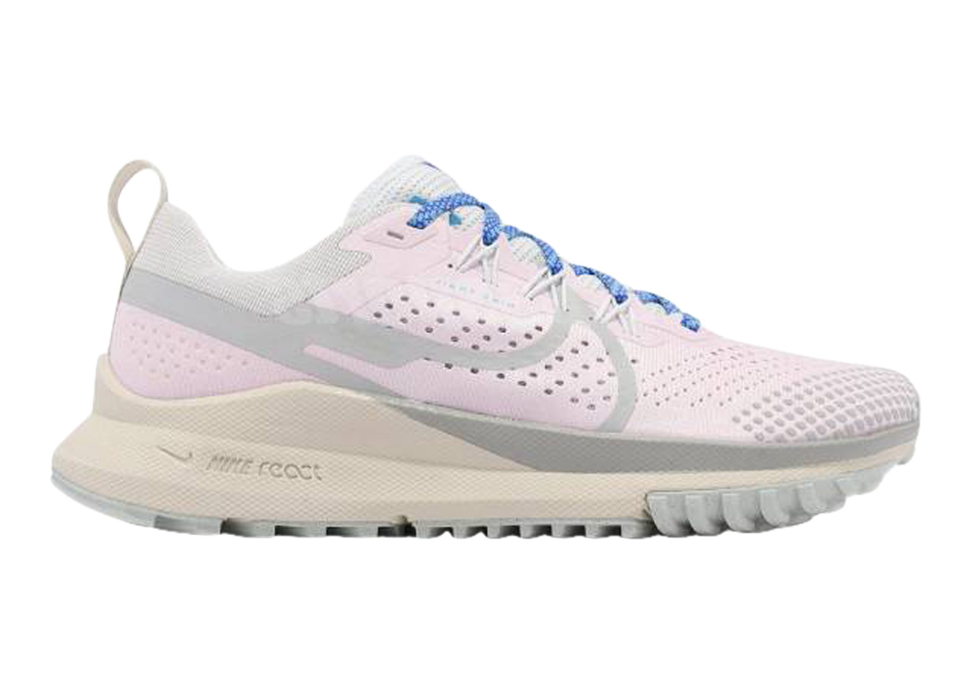Nike React Pegasus Trail 4 Pearl Pink Football Grey Baltic Blue ...