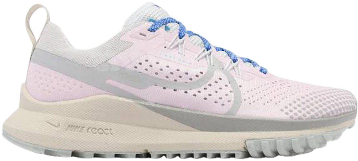 Nike React Pegasus Trail 4 Pearl Pink Football Grey Baltic Blue Wolf ...