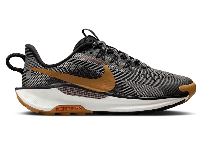 Nike React Pegasus Trail 5 Black Fir College Grey Desert Ochre (GS