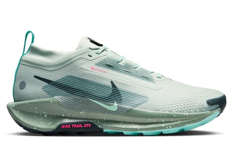 Nike React Pegasus Trail 5 Gore-Tex Light Silver Clay Green Men's