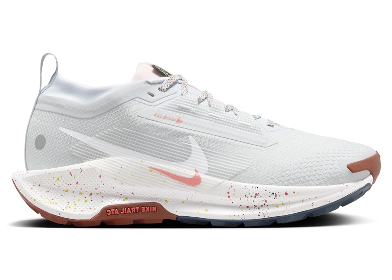 Pre-owned Nike React Pegasus Trail 5 Goretex White (women's) Sneakers In Pure Platinum/football Grey/pink Foam