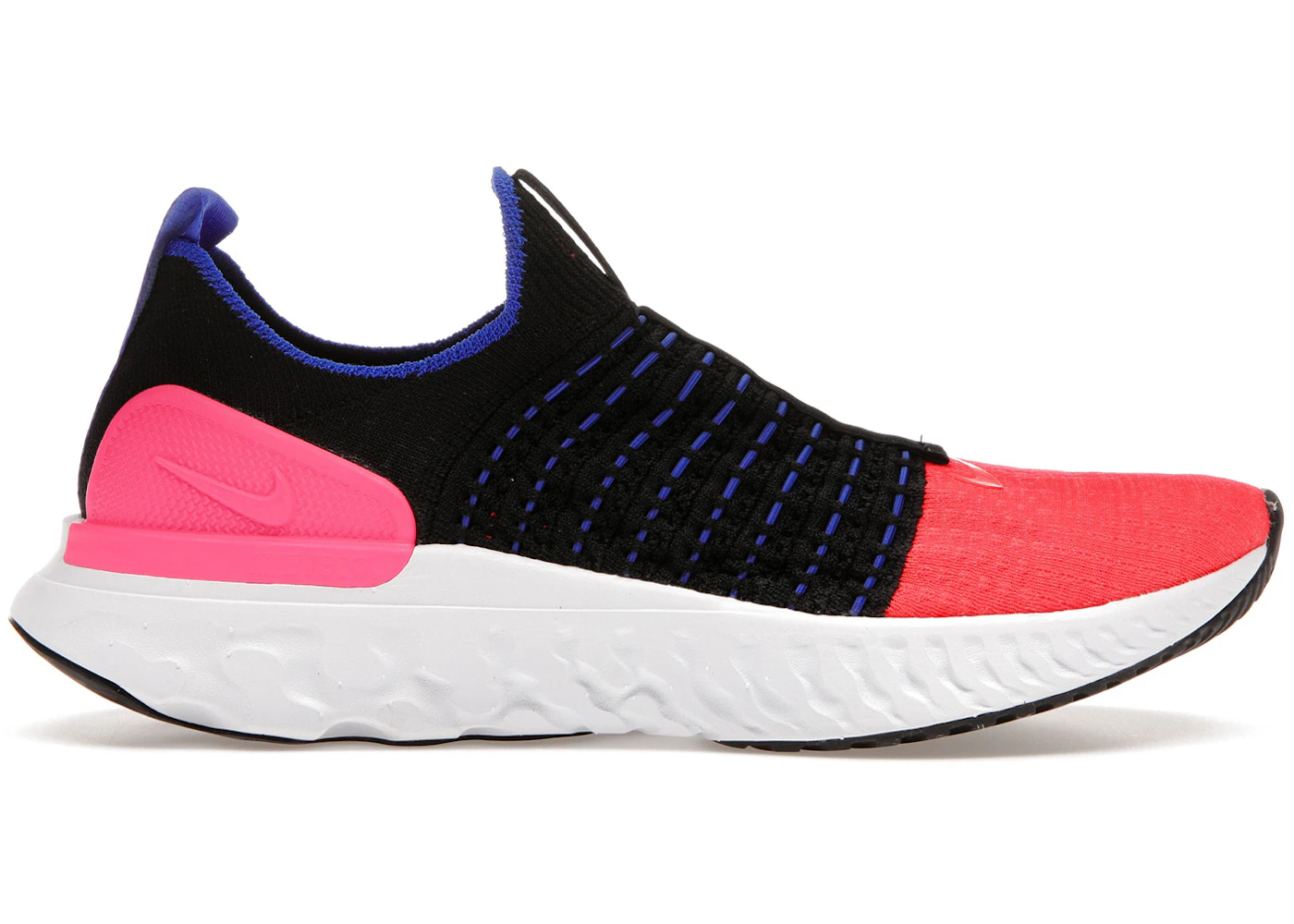 Nike React Phantom Run Flyknit Black Hyper Pink (Women's