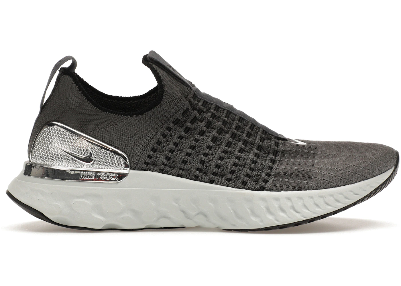 Nike React Phantom Run Flyknit Iron Grey Silver Men's CJ0277