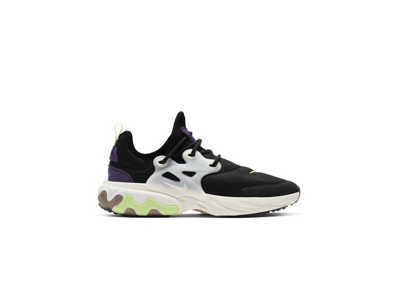 Nike React Presto Black Barely Volt (GS) Kids' - BQ4002-012 - US