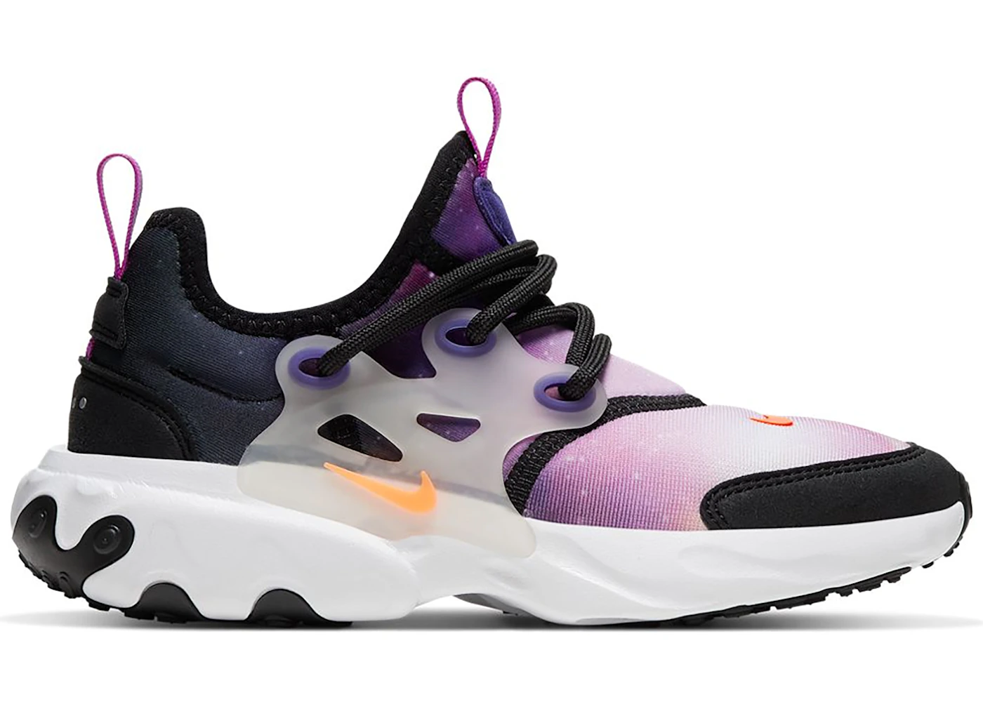 Presto react top black purple