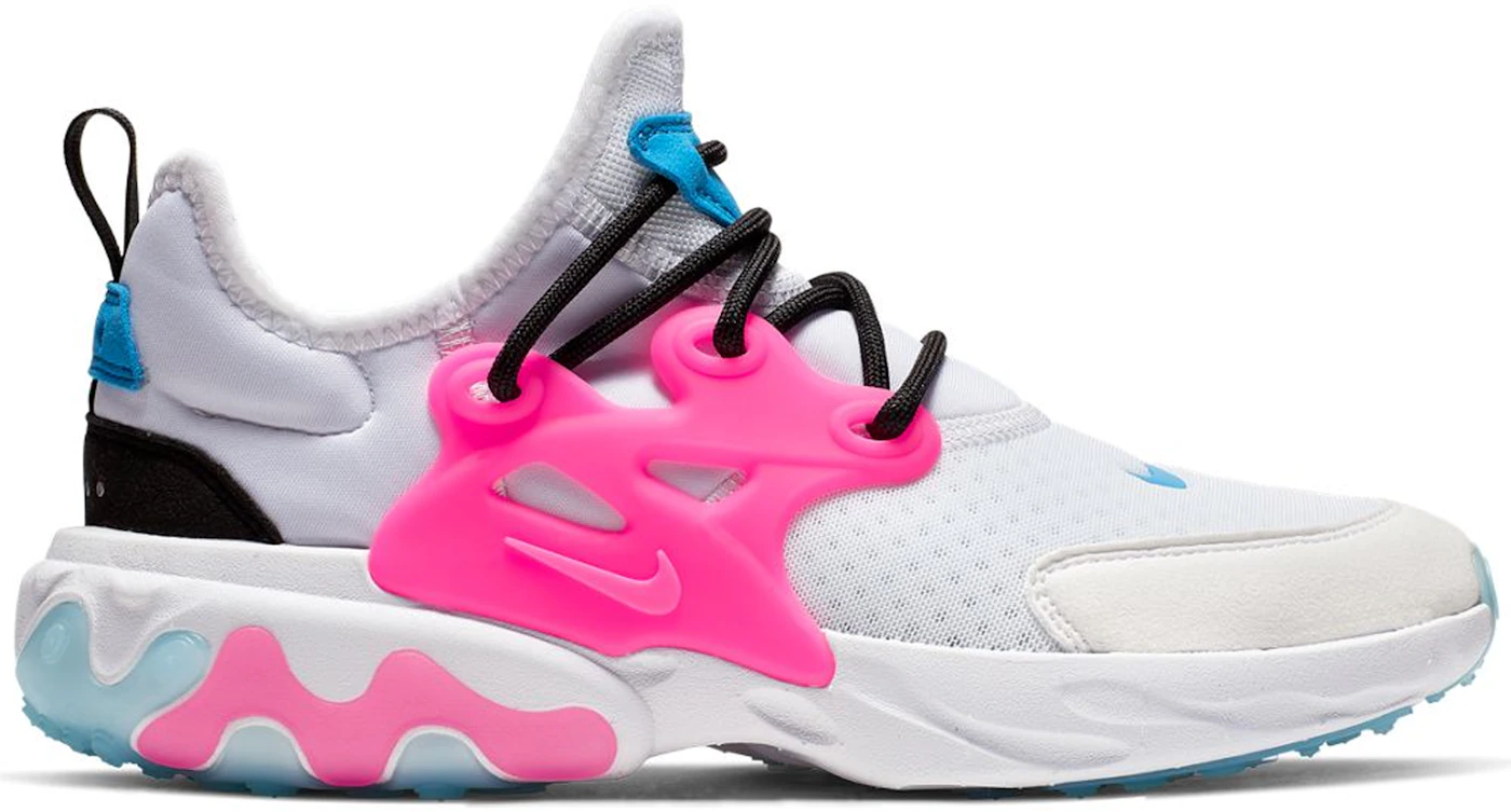 Apropiado Polémico Ver a través de Nike React Presto White Hyper Pink Photo Blue (GS) Kids' - BQ4002-101 - US