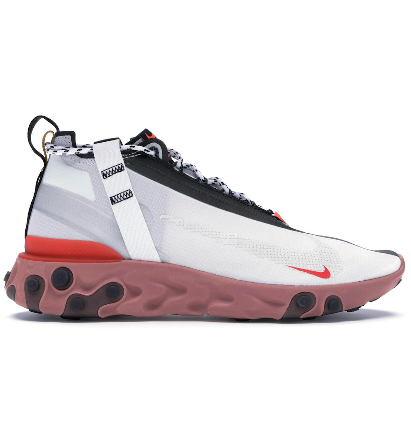 Nike React Runner Mid WR ISPA White Light Crimson Men's - AT3143