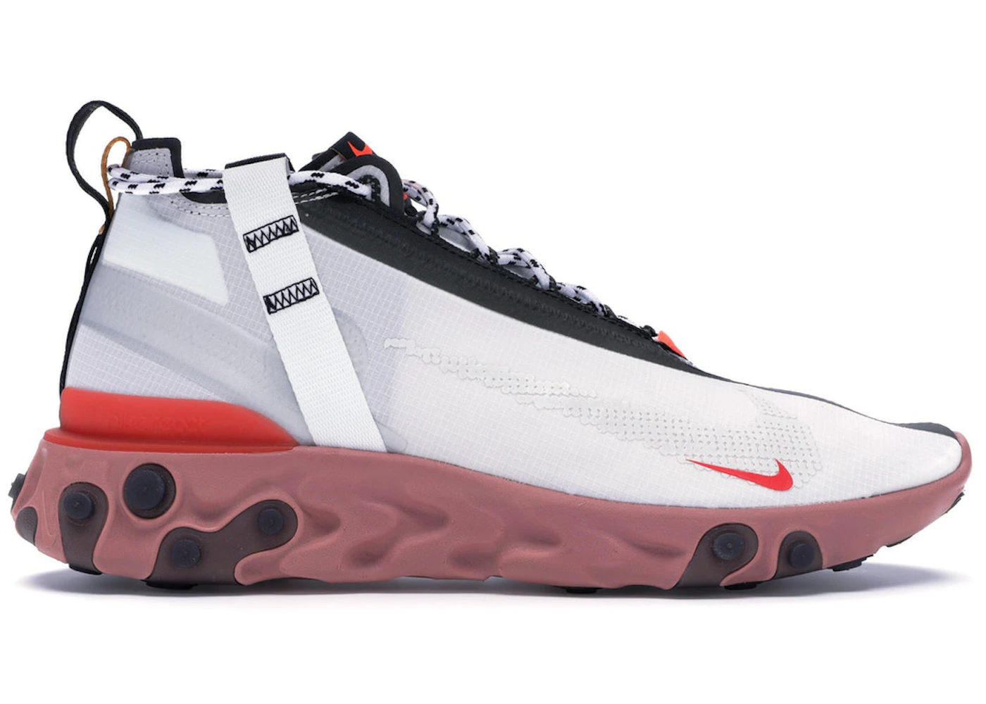 Nike React Runner Mid WR ISPA White Light Crimson Men s AT3143