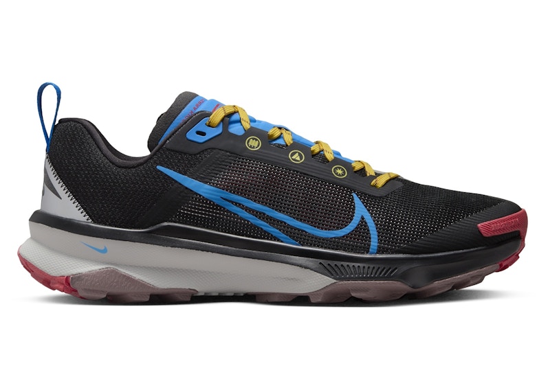 Nike React Terra Kiger 9 Black Track Red Vivid Sulfur Light Photo Blue