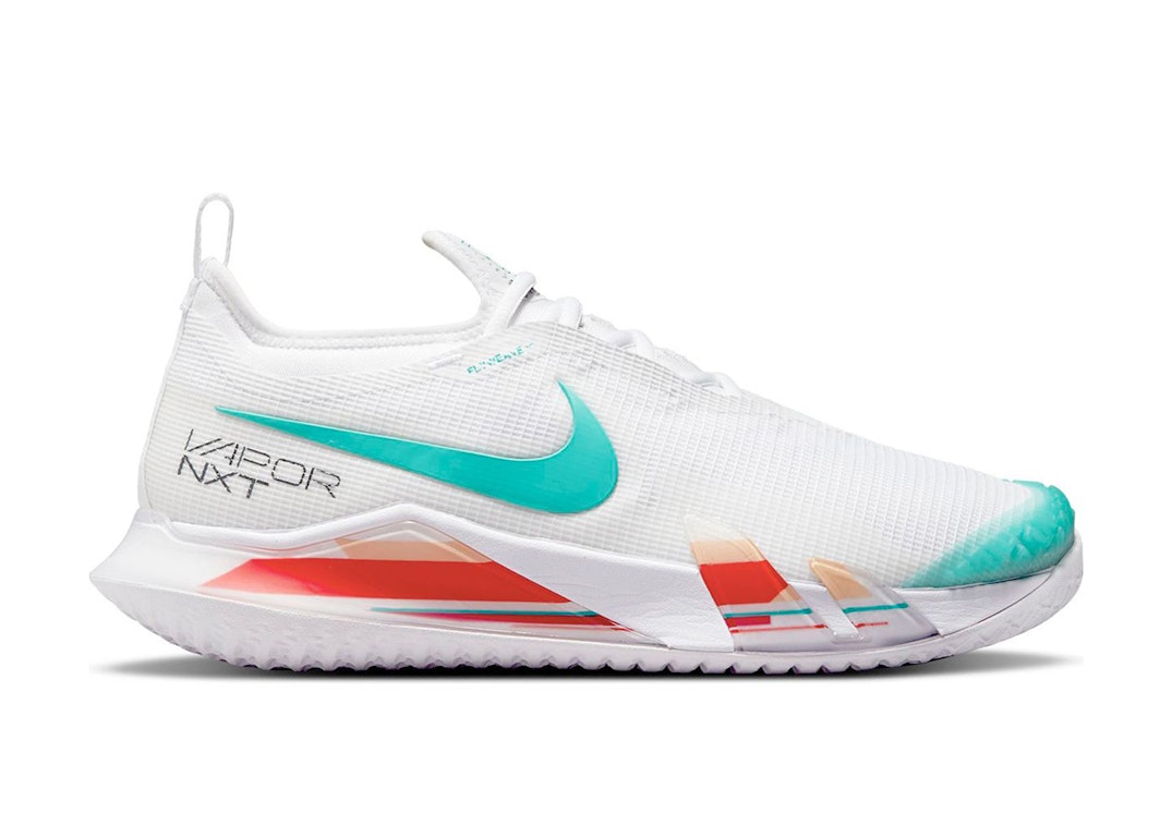 Pre-owned Nike React Vapor Nxt Hc White Habanero Red Pomegranate Washed Teal (women's) In White/habanero Red/pomegranate