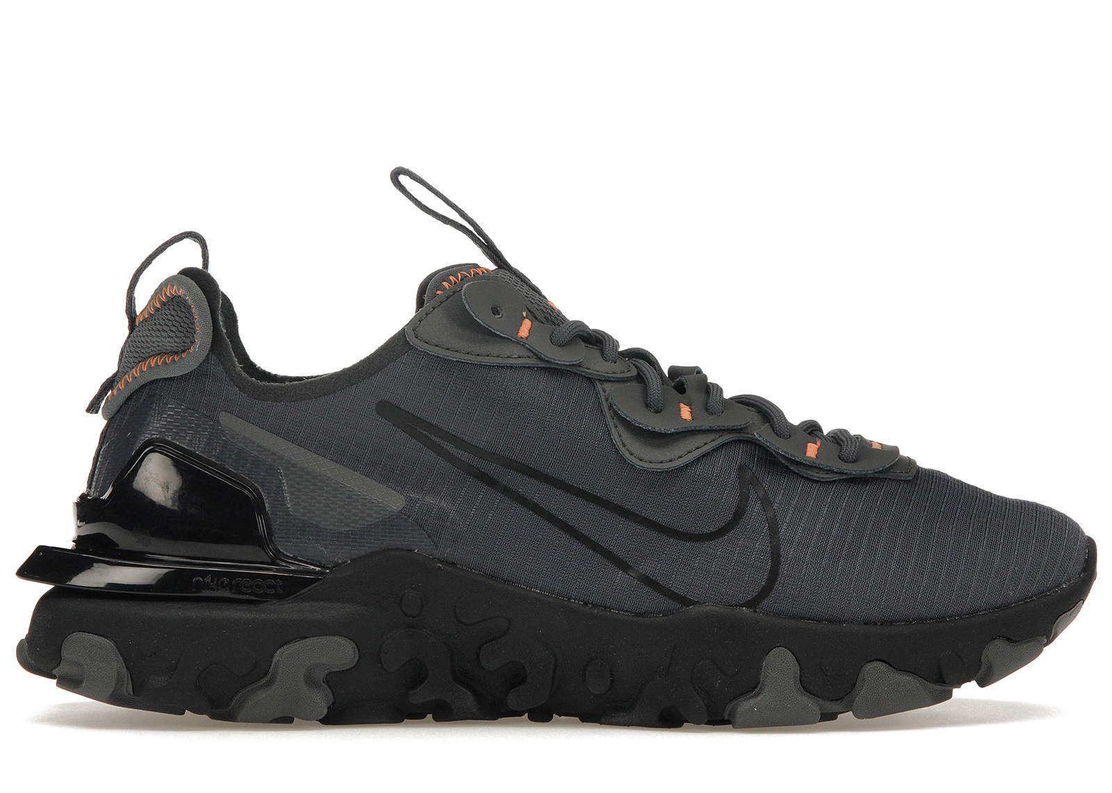 Black and best sale grey nike reacts