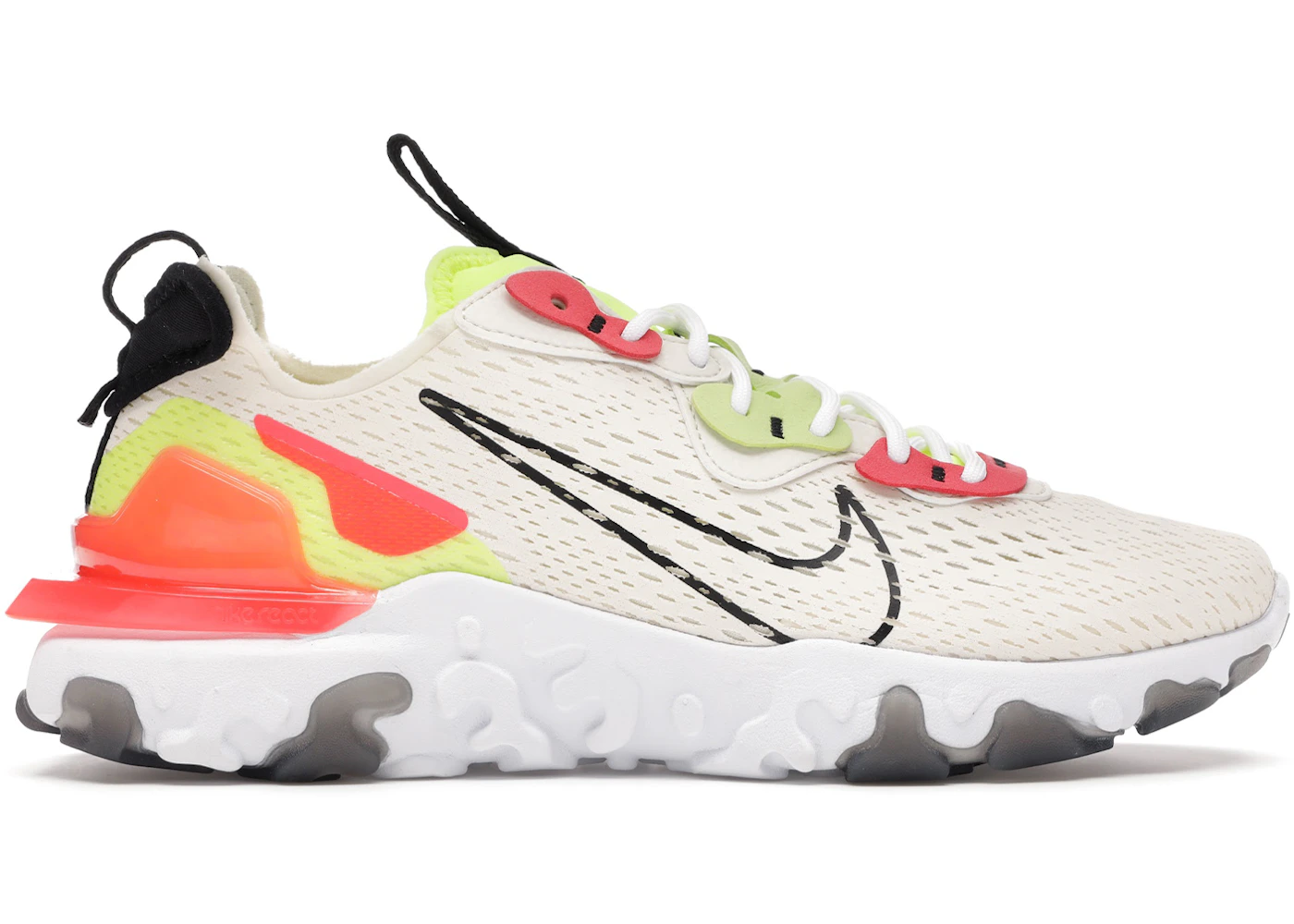 Nike React Vision orange/vert fluo (femme) Style CI7523-100 FR