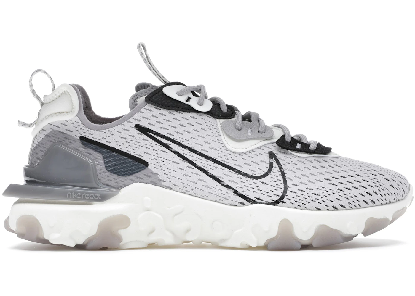 Nike Sneaker Nike React Vision Vast Gray Nike Men React Vision