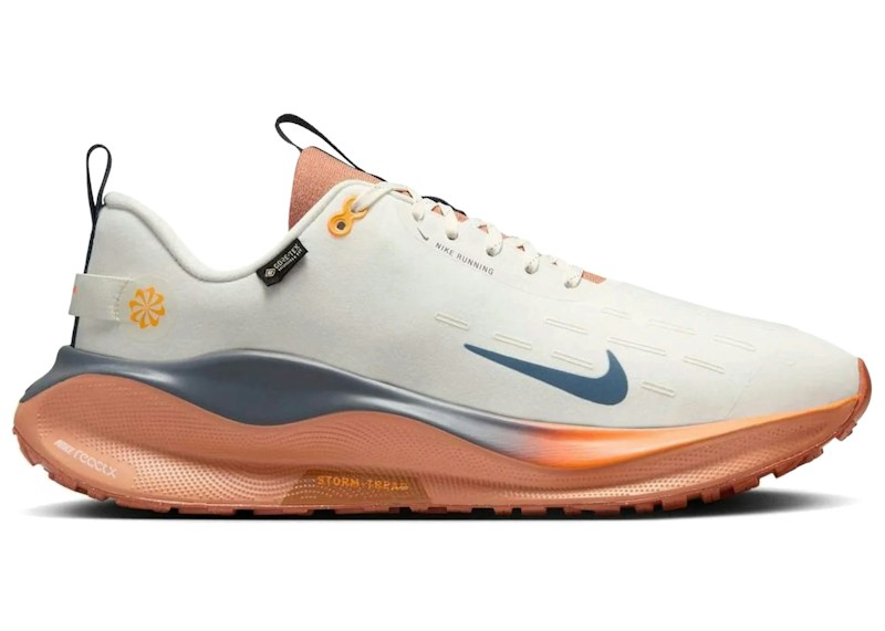 Nike ReactX Infinity Run 4 Gore-Tex Sail Total Orange Blue
