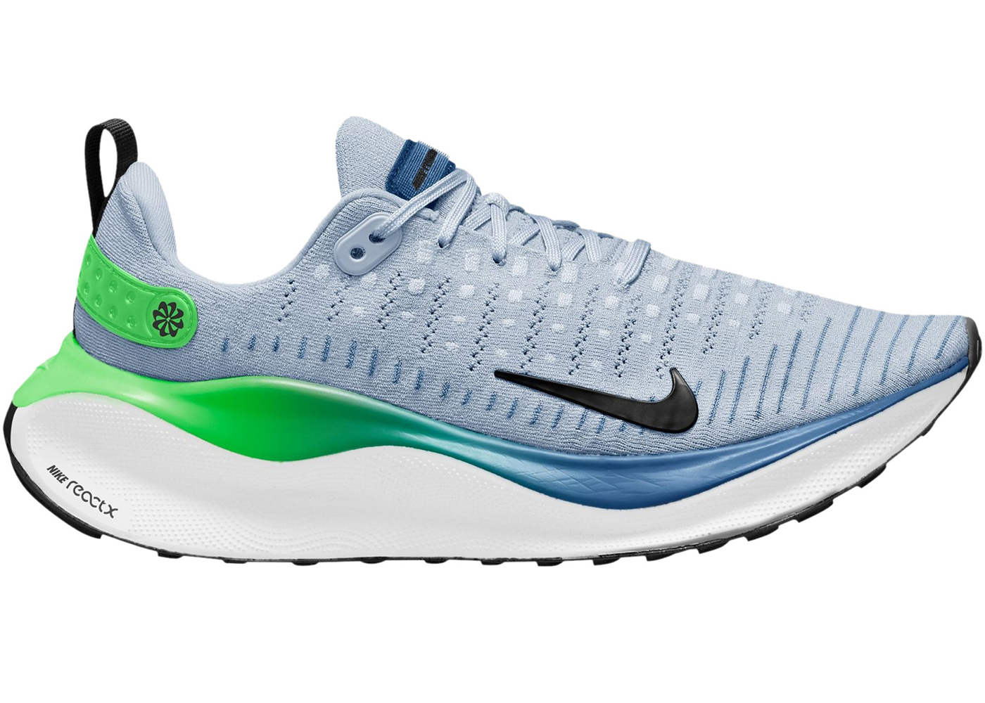 Nike ReactX Infinity Run 4 Light Armory Blue Lime