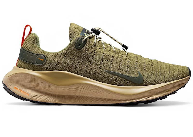 Nike ReactX Infinity Run 4 'Neutral Olive Flax' | Green | Men's Size 9 - HJ7669-276