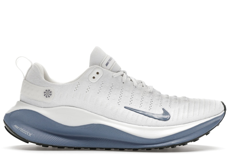 Men's Nike ReactX Infinity Run 4 Summit Ashen Slate Sneakers in Summit White/Cement Grey