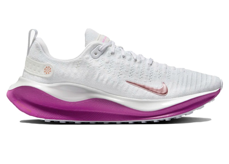 Pre-owned Nike Reactx Infinity Run 4 (women's) Sneakers In White/hot Fuchsia/metallic Red Bronze In Multi