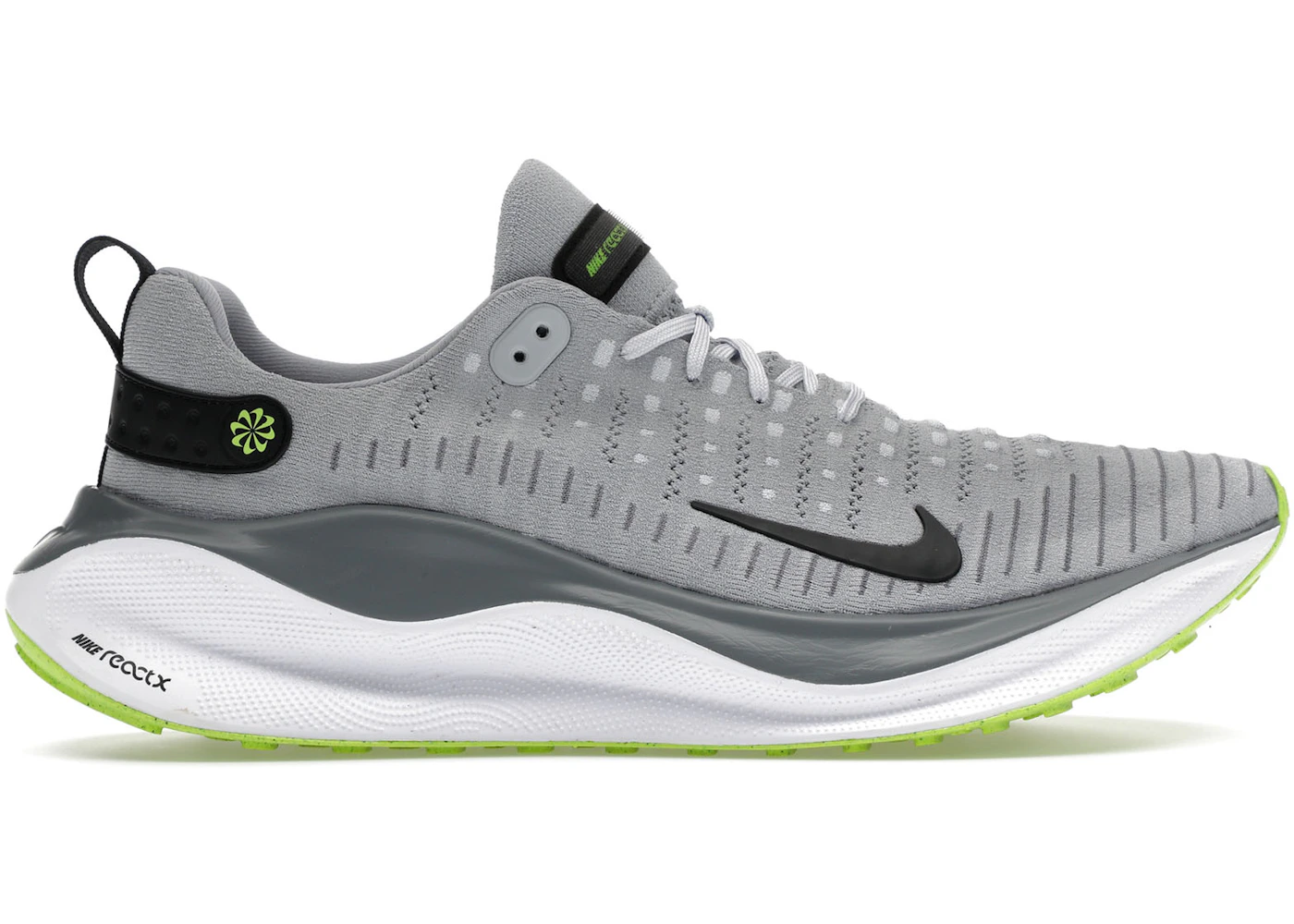 Nike ReactX Infinity Run Wolf Grey Lime Men's DR2665-002 US