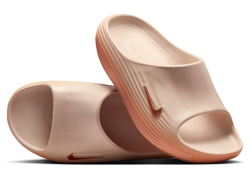 Pre-owned Nike Reactx Rejuven8 Slide (women's) Sneakers In Guava Ice/apricot Agate