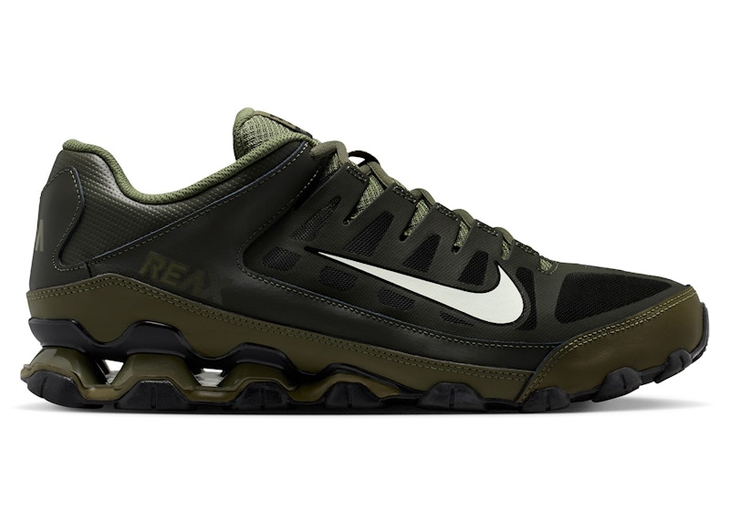 Men's Nike Reax 8 TR Sneakers in Sequoia/Medium Olive/Black
