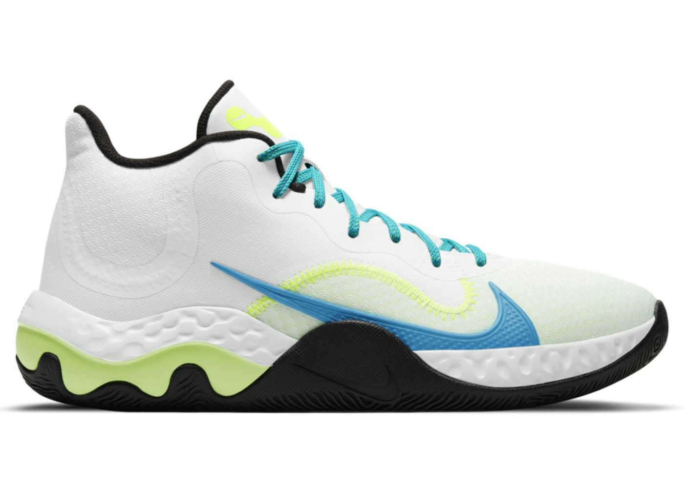 Nike Renew Elevate White Volt Light Blue Fury - CK2669-102