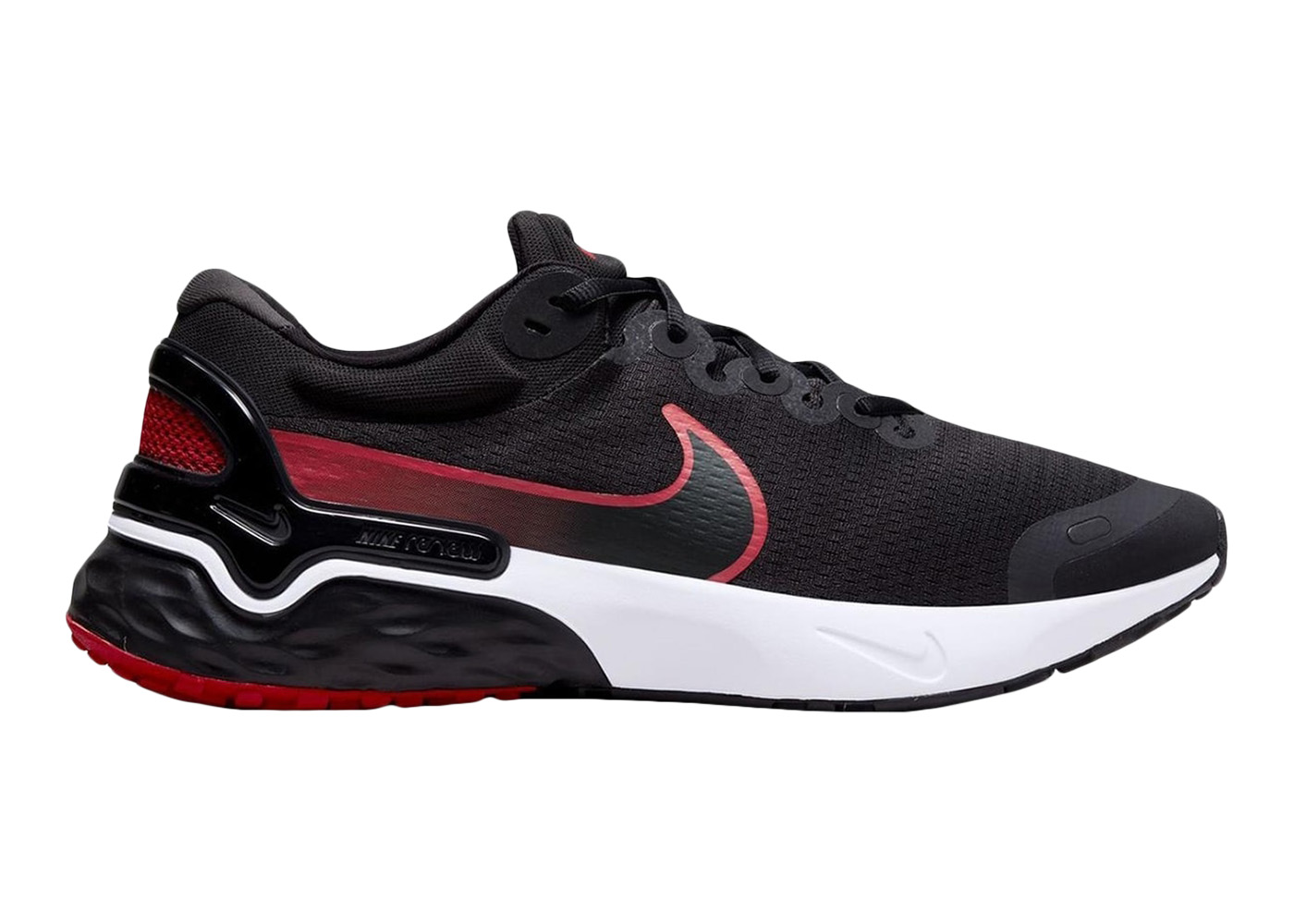 Nike Renew Run 3 White Black Red