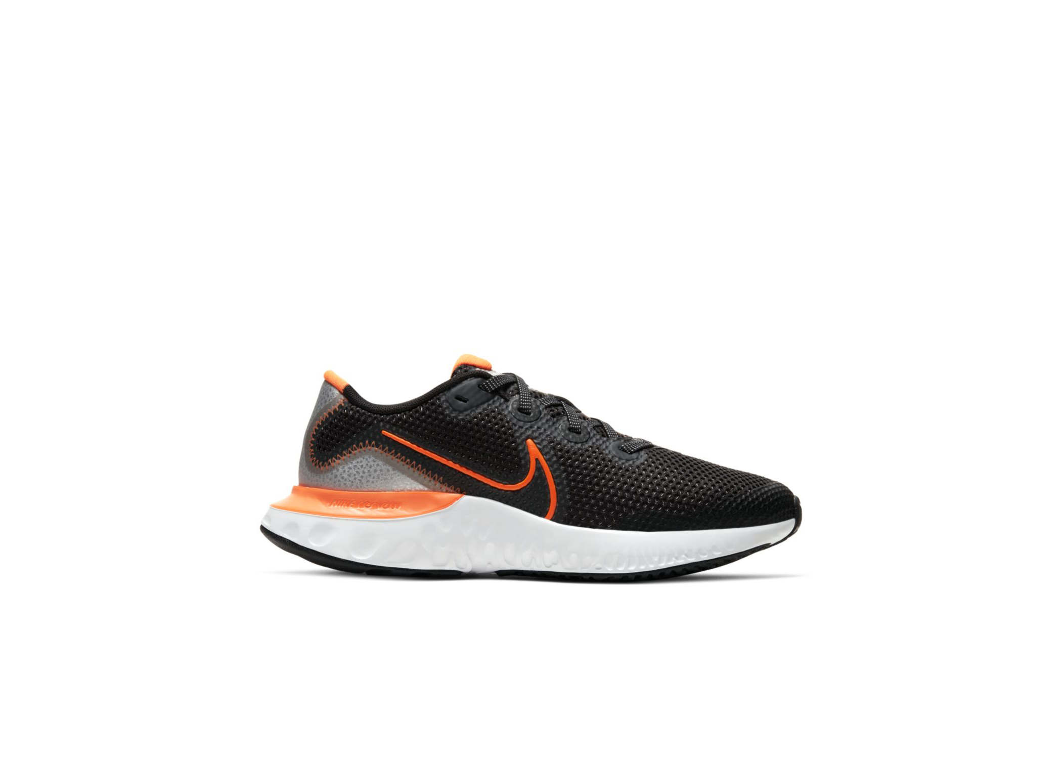 Nike Renew Run Black Total Orange (GS 