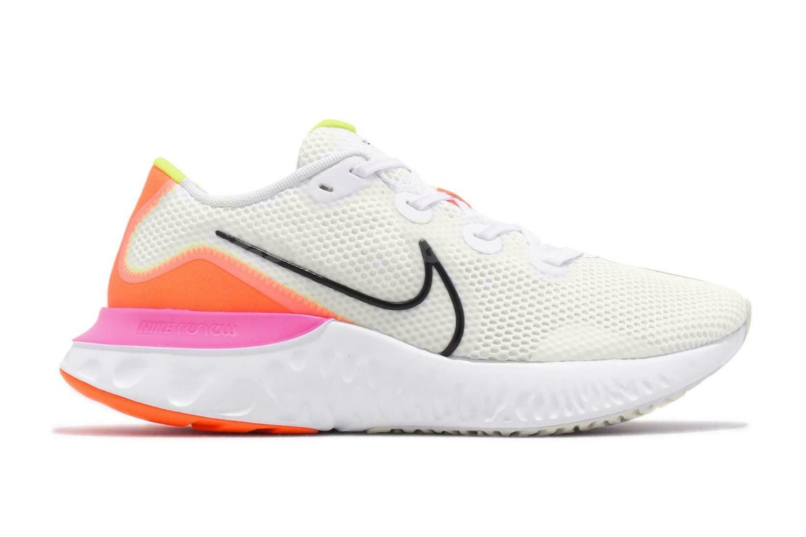 Pre-owned Nike Renew Run White Pink Blast In White/platinum Tint-pink Blast-black