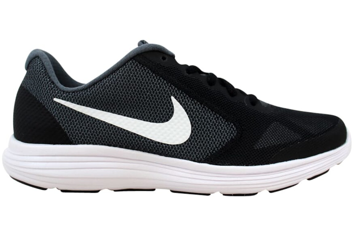 Pre-owned Nike Revolution 3 Dark Grey (gs) In Dark Grey/white-black