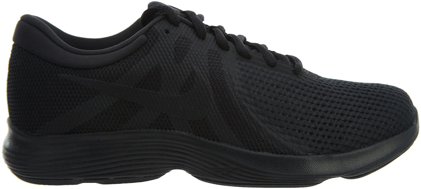 Nike Revolution 4 Black Black-Anthracite-White Men's - AA7402-002 4E - US