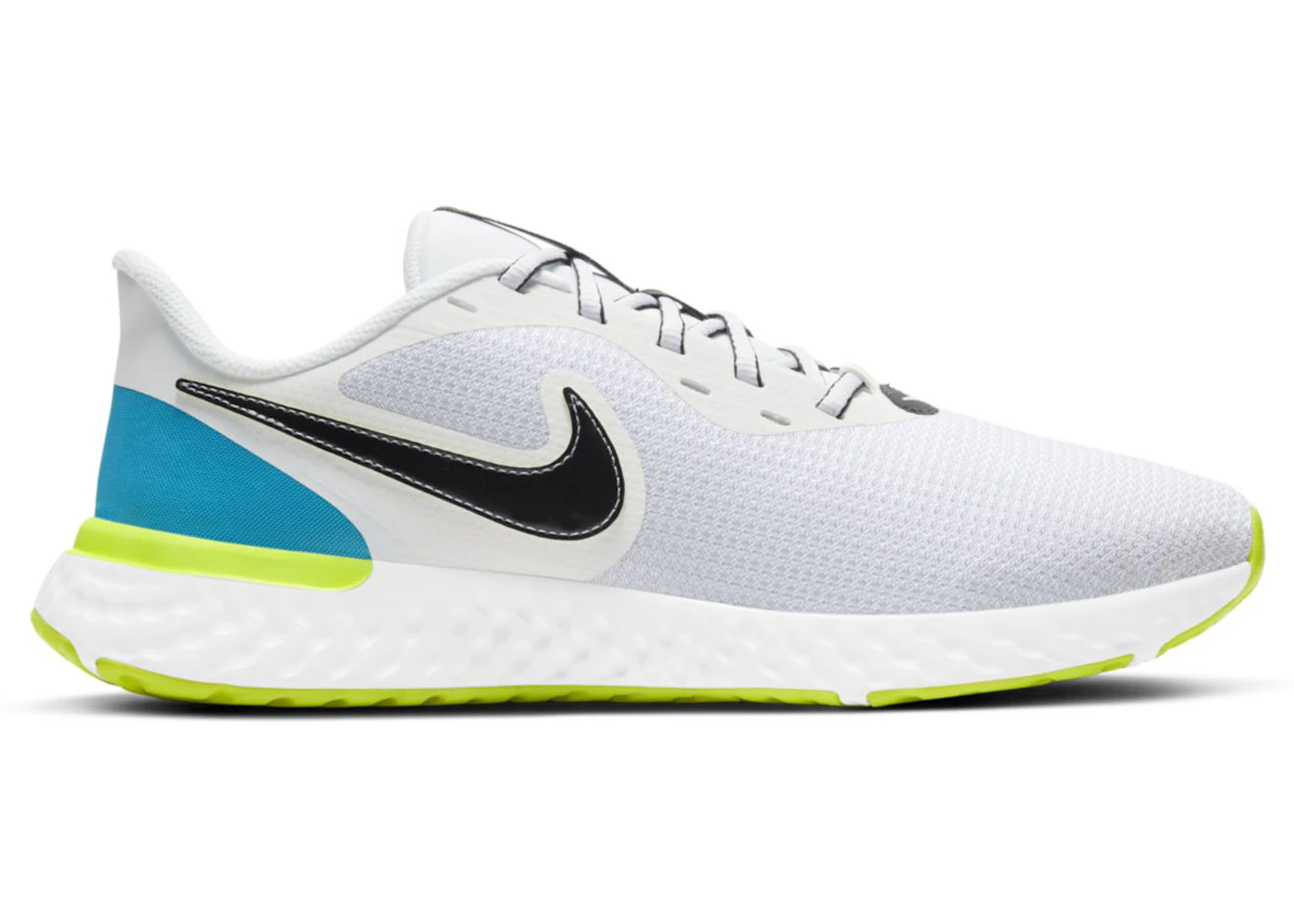 Nike Revolution 5 EXT Summit White Blue Fury Men's - CZ8591-102 - US