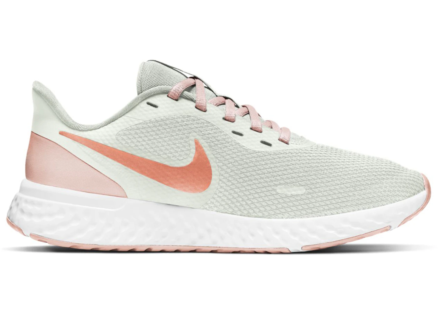 Nike revolution 5 white orange Clearance