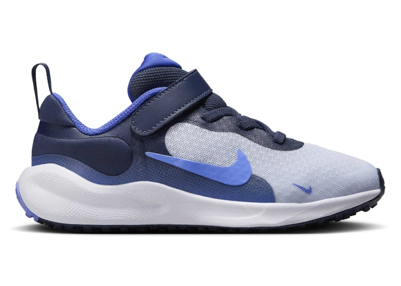 Pre-owned Nike Revolution 7 Royal Pulse Sneakers In Football Grey/thunder Blue/astronomy Blue
