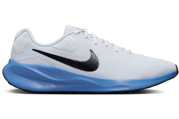 Nike Revolution 7 Pure Platinum Star Blue Volt Black