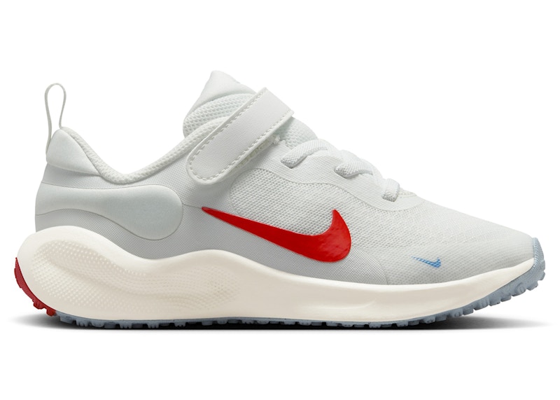 Pre-owned Nike Revolution 7 Picante Red Sneakers In Summit White/sail/psychic Blue In Multi