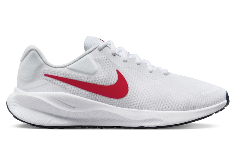 Nike Revolution 7 White Midnight Navy University Red Men's
