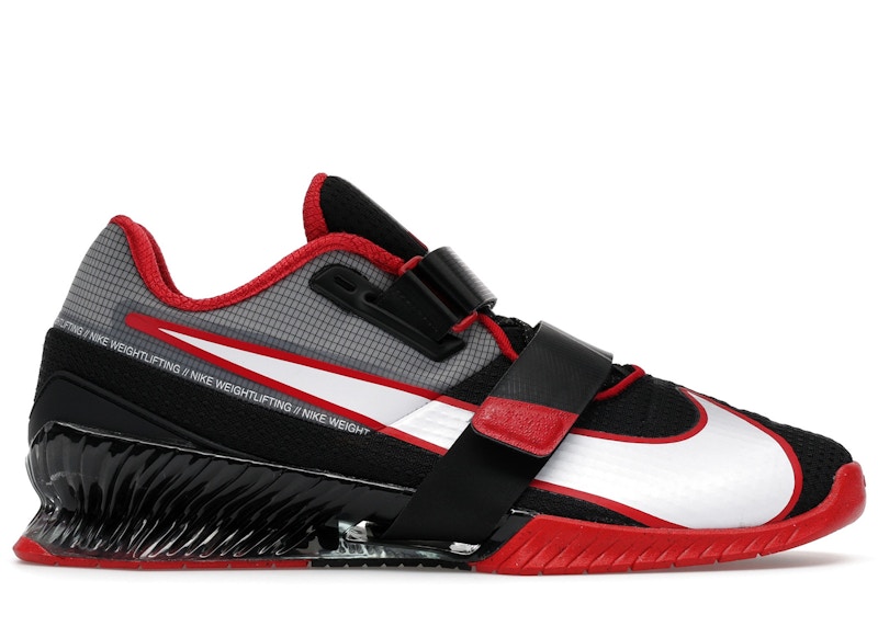 Nike Romaleos 4 Black White University Red Men's - CD3463-003 - US