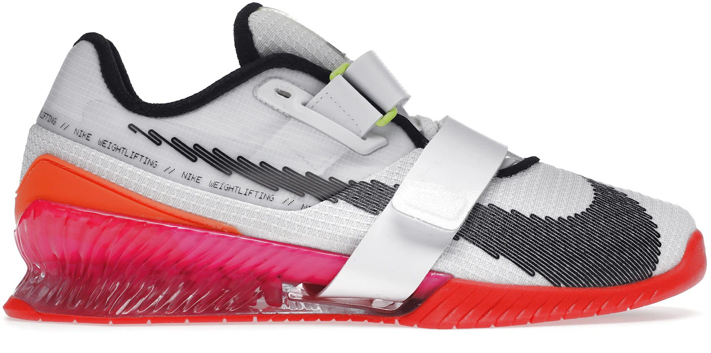 Nike Romaleos 4 SE White Bright Crimson Pink Men's - DJ4487-121 - US